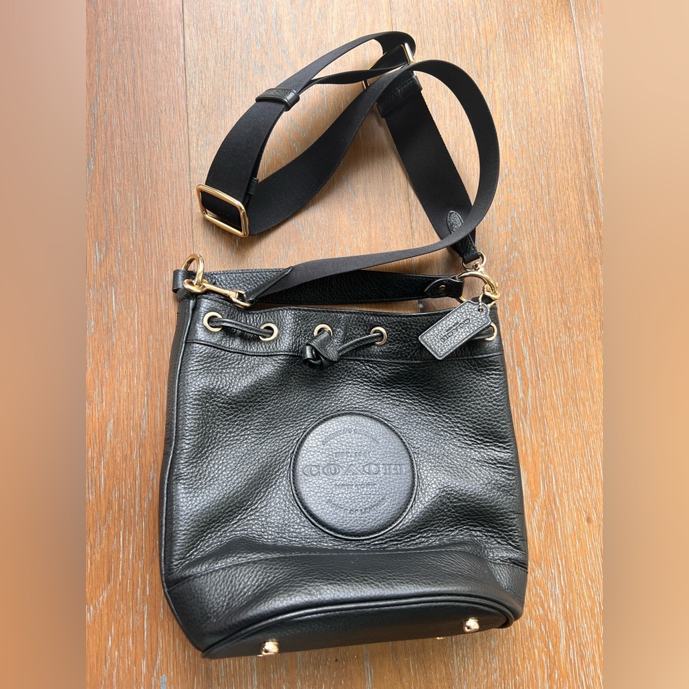 Coach Dempsey Drawstring Bucket Bag